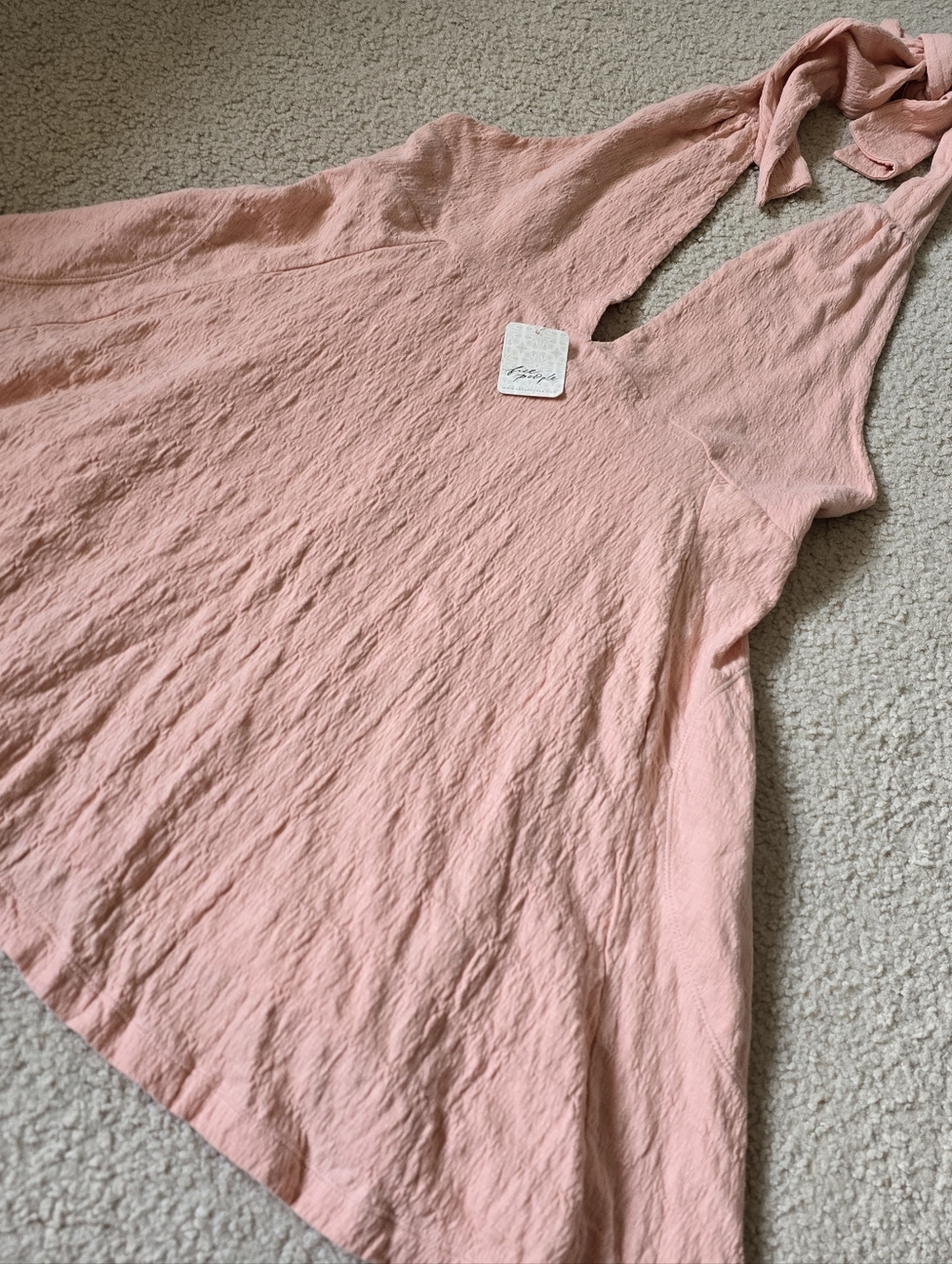 NWT Free People Beach Lucy Mini Dress Halter Size Small - Picture 2 of 12